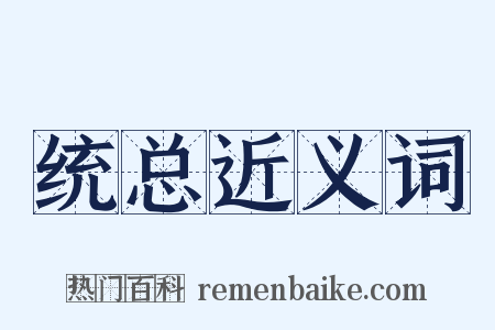 统总近义词是什么意思的图片
